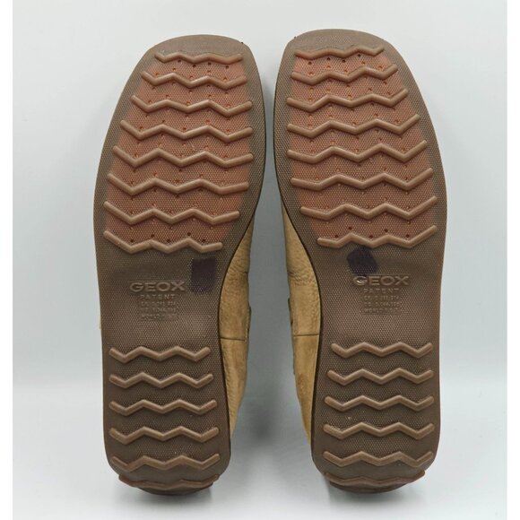 Geox Mens Tan Suede Leather Respira Slip-On Chelsea Chukka Boots Sz 10 (43) 2834 - Picture 5 of 16